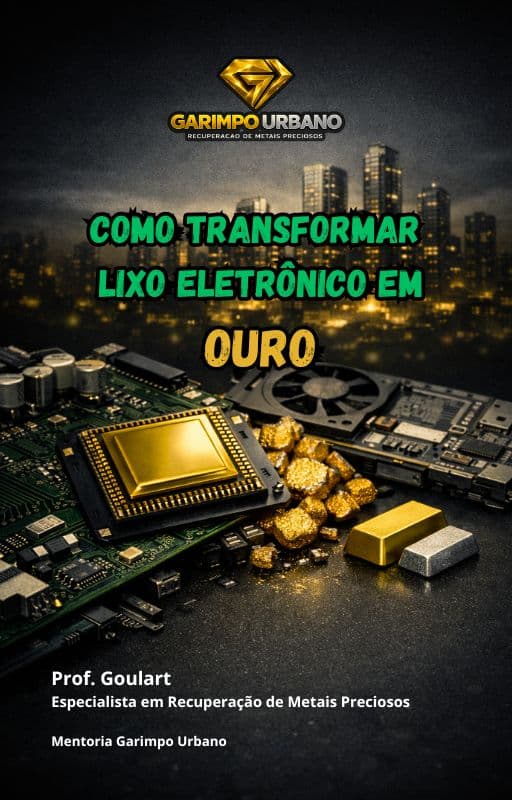 Capa do E-book Como transformar lixo eletrônico em OURO