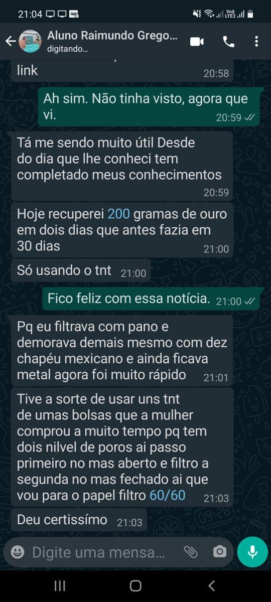 Depoimento de aluno 8